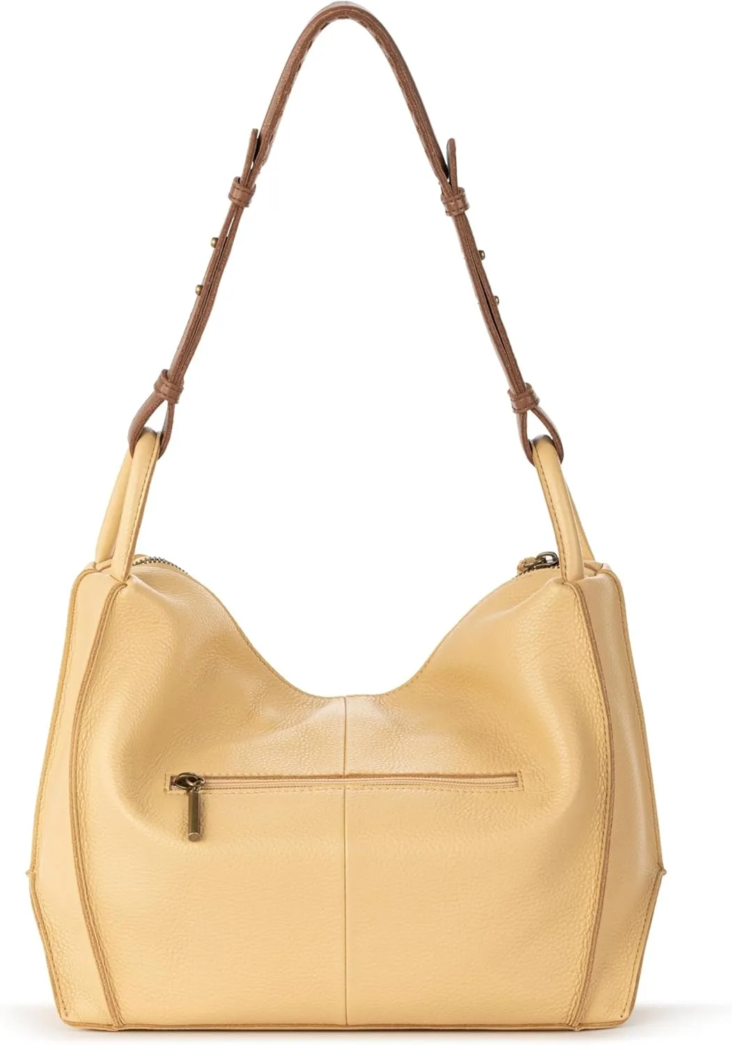 The Sak Los Feliz Hobo Purse - Premium Large Leather Women's Handbag for Everyday & Travel - Durable Purse With Zipper Pocket