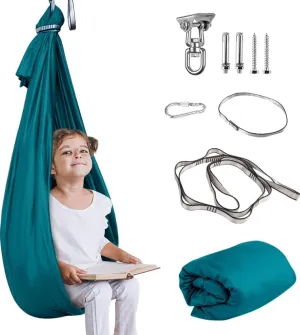 Therapy Swing for Kids with Special Needs (Hardware Included) Snuggle Swing Cuddle Indoor Outdoor Adjustable Hammock for Children with Autism, ADHD, Aspergers, Sensory Integration