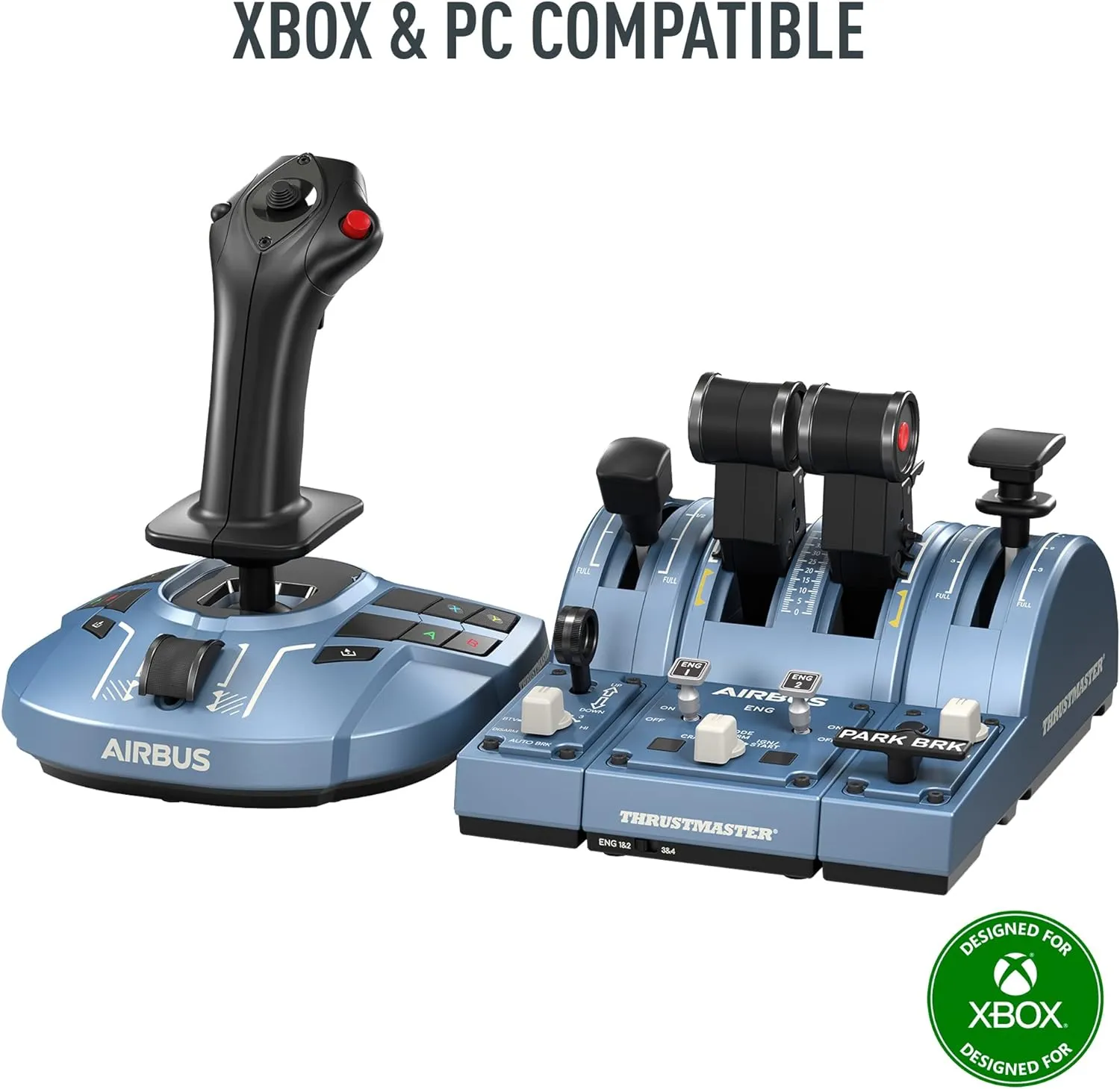 Thrustmaster TCA Captain Pack Xbox – Airbus Edition (Compatible with XBOX and PC)