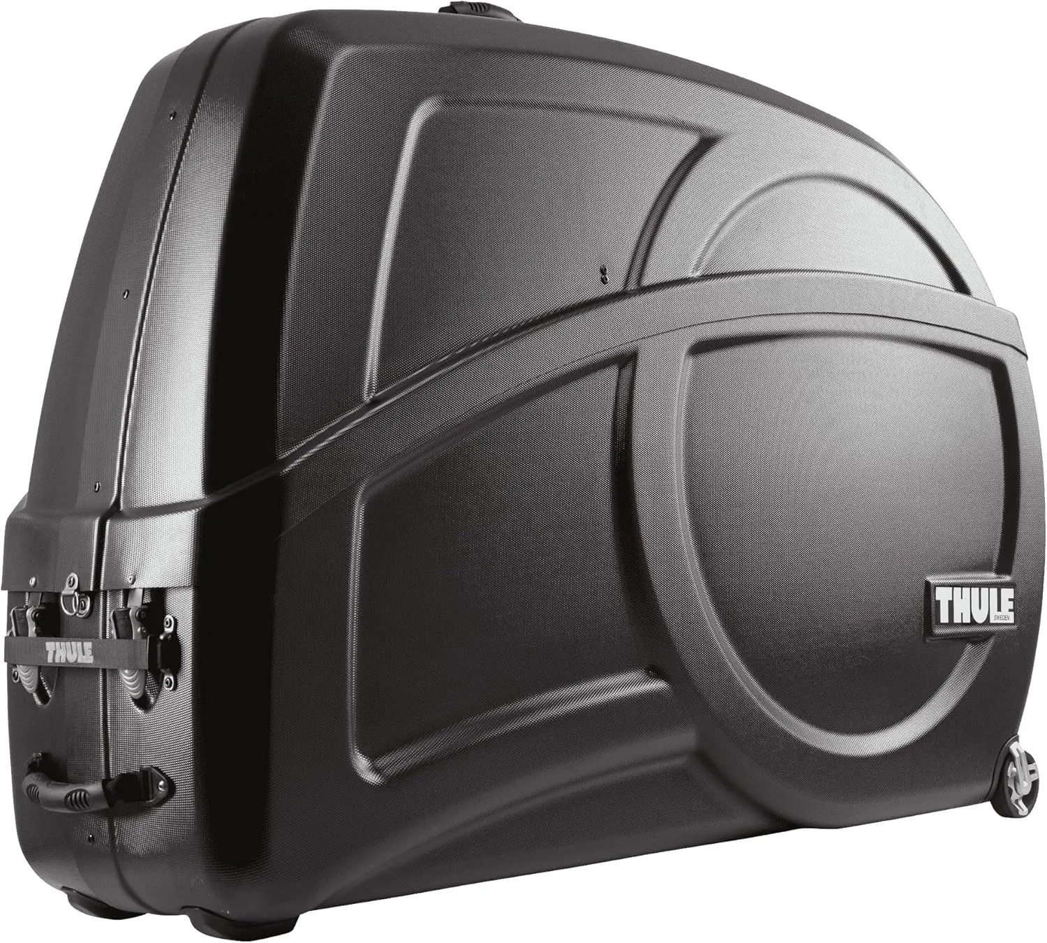 Thule RoundTrip Transition – Hard Shell Bike Travel Case with Built-in Repair Stand,Black