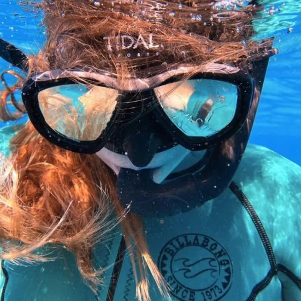 Tidal Mask - Advanced Anti Fog Diving Mask for Scuba Diving, Snorkeling, Free Diving and Swimming. Wide-Angle Tempered Glass Lens. Best Anti-Fog Diving mask for Adults.