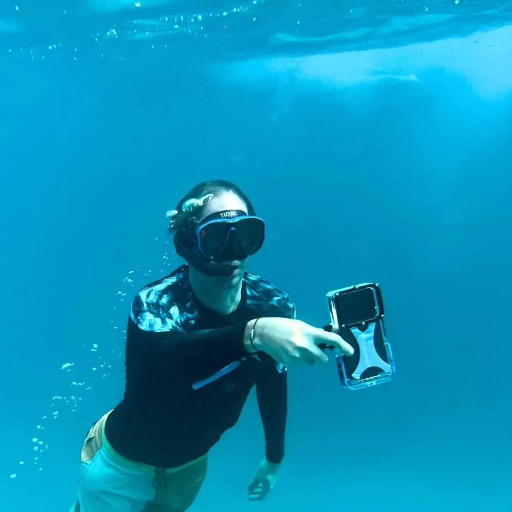 Tidal Mask - Advanced Anti Fog Diving Mask for Scuba Diving, Snorkeling, Free Diving and Swimming. Wide-Angle Tempered Glass Lens. Best Anti-Fog Diving mask for Adults.
