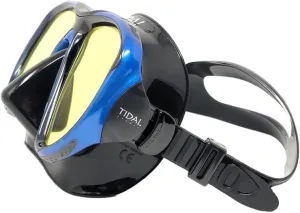 Tidal Mask - Advanced Anti Fog Diving Mask for Scuba Diving, Snorkeling, Free Diving and Swimming. Wide-Angle Tempered Glass Lens. Best Anti-Fog Diving mask for Adults.