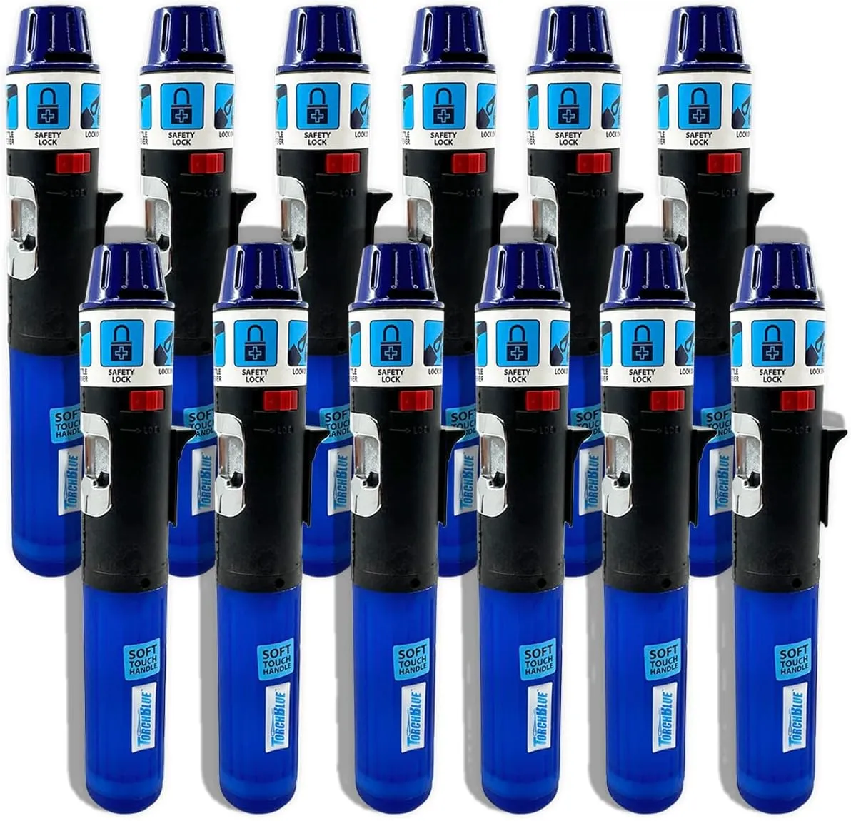 Torch Blue Refillable Pre-Filled Ready to Use Torch Stick with Bottle Opener (12)