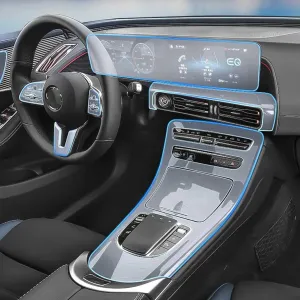TPU Film,Fit for Benz EQC Eqc350 400 Car Interior Stickers Center Console Air Gear Navigation Screen Dashboard