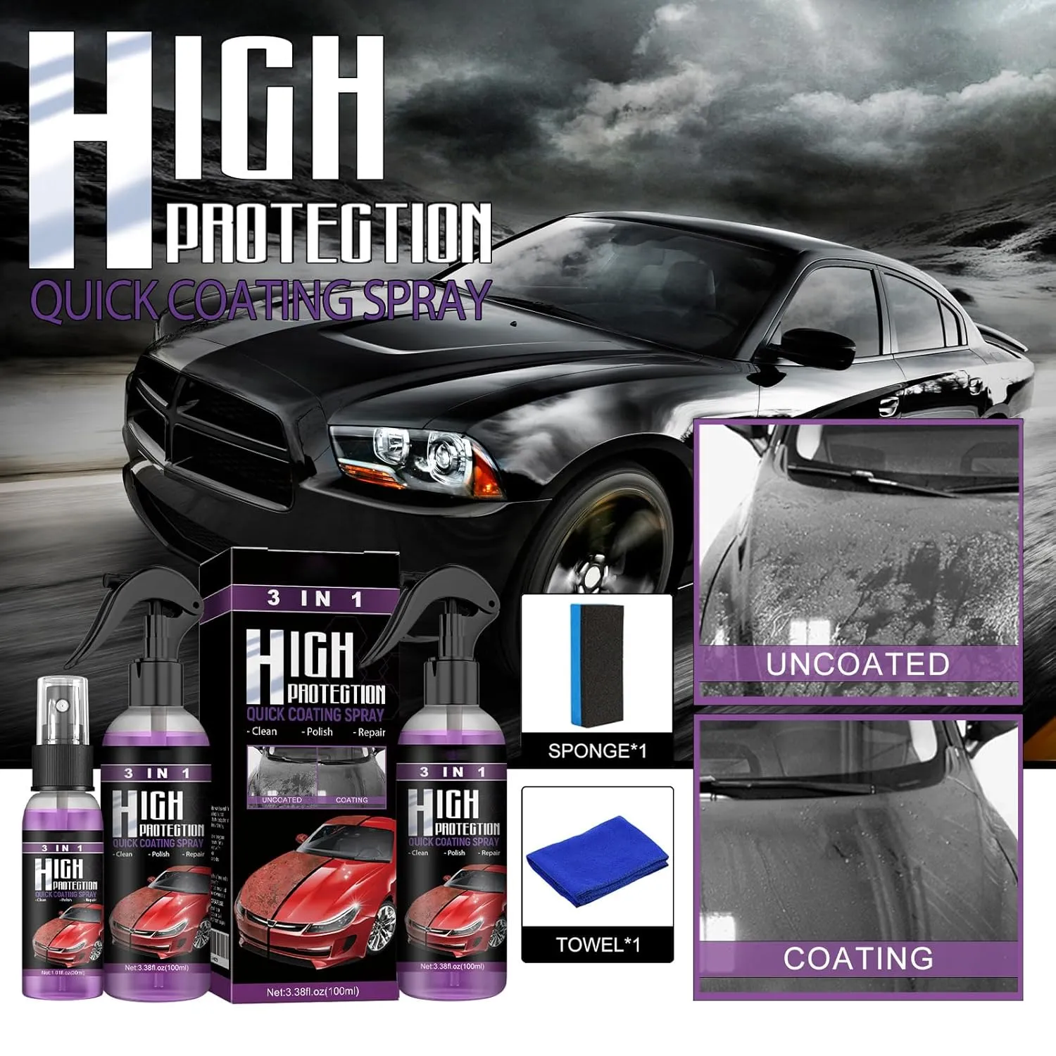 Turbo Shine Nexa, Nexa Turbo Shine for Enhance The Overall Appearance of The Car (2set)