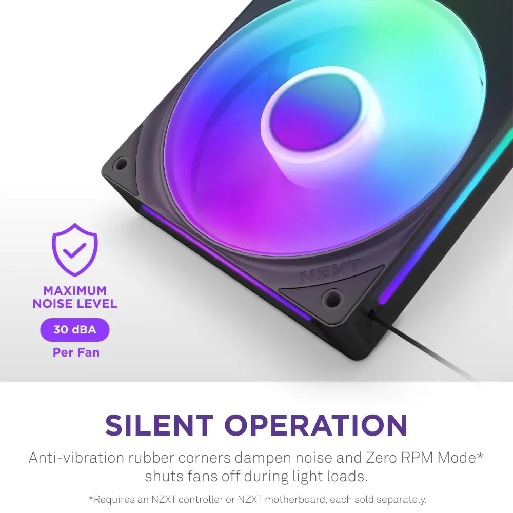 U240 RGB Core Single Frame Fan - Single Pack - Black