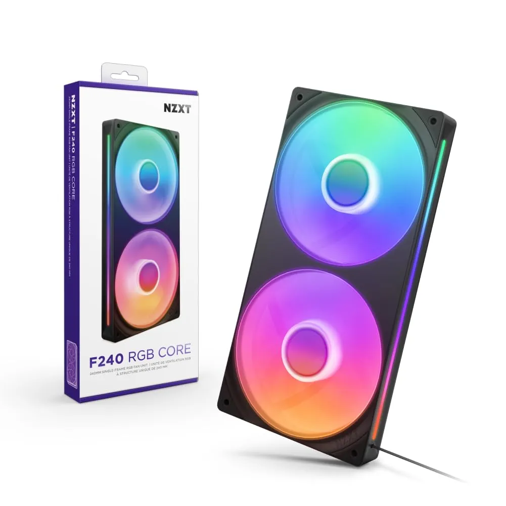 U240 RGB Core Single Frame Fan - Single Pack - Black