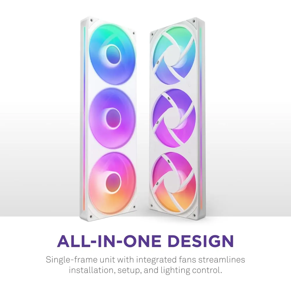 U360 RGB Core Single Frame Fan - Single Pack - White
