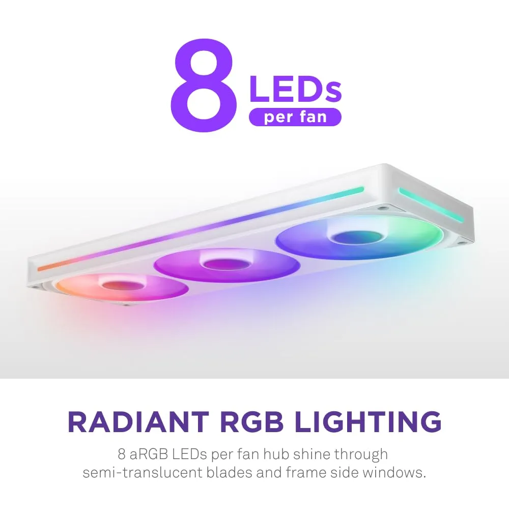 U360 RGB Core Single Frame Fan - Single Pack - White
