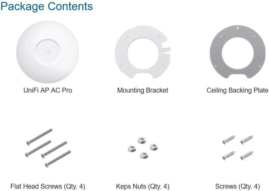 Ubiquiti UniFi AP, AC PRO, 3-Pack - UAP-AC-PRO-3(US)