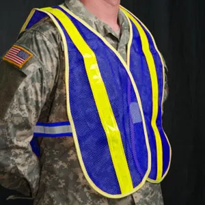 Ultra Light Reflective Safety Vest-Blue