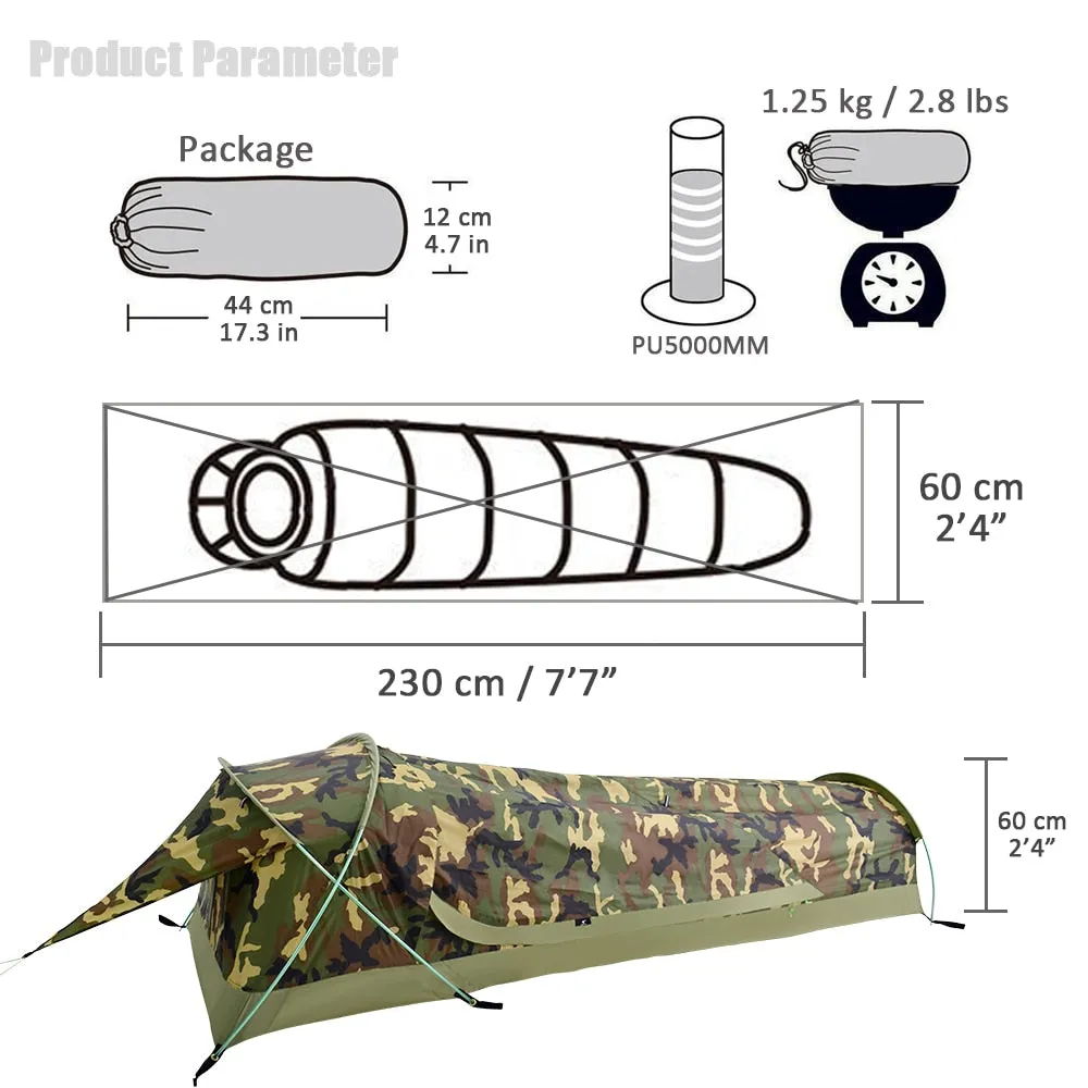 Ultralight 3 Season Tent with Mosquito Net