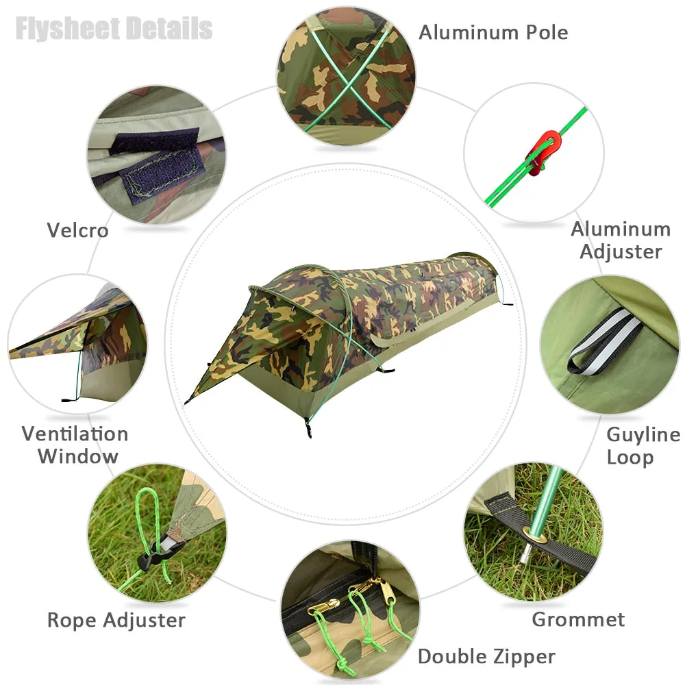 Ultralight 3 Season Tent with Mosquito Net