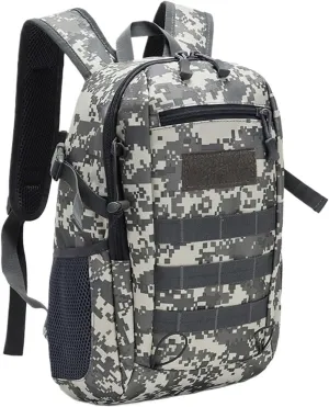 Ultralight Camping Backpack Outdoor Sports Bags Mountain Pocket Hiking Rucksack Daypack Traveling Cotton Canvas Bag(C)