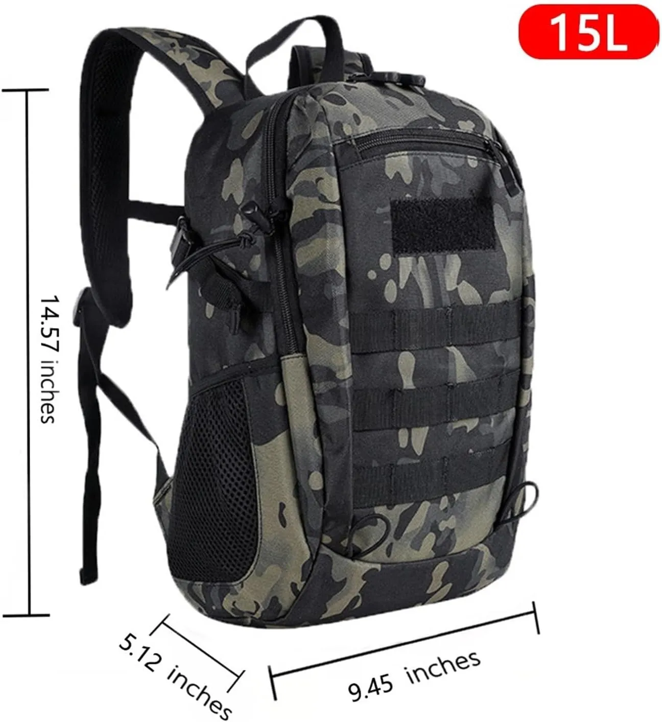 Ultralight Camping Backpack Outdoor Sports Bags Mountain Pocket Hiking Rucksack Daypack Traveling Cotton Canvas Bag(C)