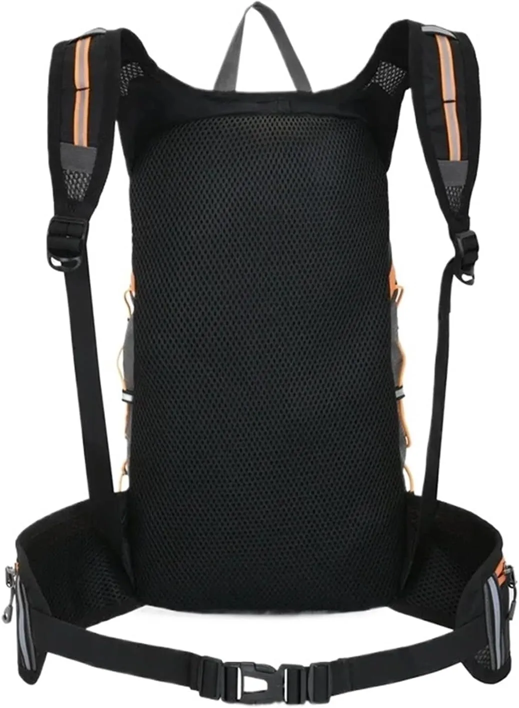 Ultralight Camping Backpack Outdoor Sports Bags Mountain Pocket Hiking Rucksack Daypack Traveling Cotton Canvas Bag(Orange 10L)