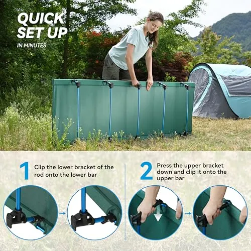 Ultralight Folding Tent Camping Cot Bed,Portable Compact for Outdoor Travel