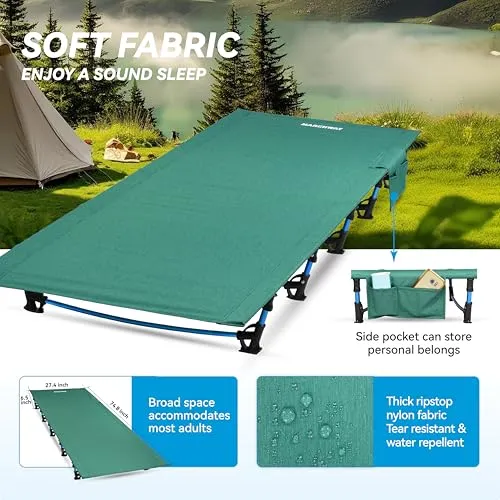 Ultralight Folding Tent Camping Cot Bed,Portable Compact for Outdoor Travel