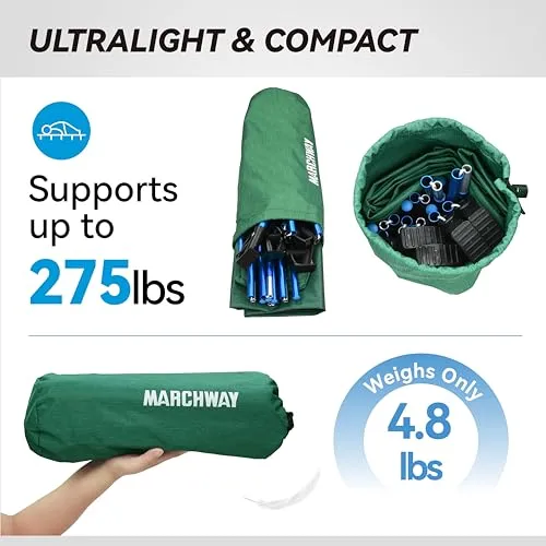 Ultralight Folding Tent Camping Cot Bed,Portable Compact for Outdoor Travel