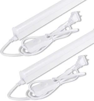 Under Cabinet Lights 3FT,T5 15W 6500K Cool White 1600LM,Led Dressing Table Light 3 Foot with Plug,Linkable Under Cabinet Lights for Kitchen (Pack of 2)