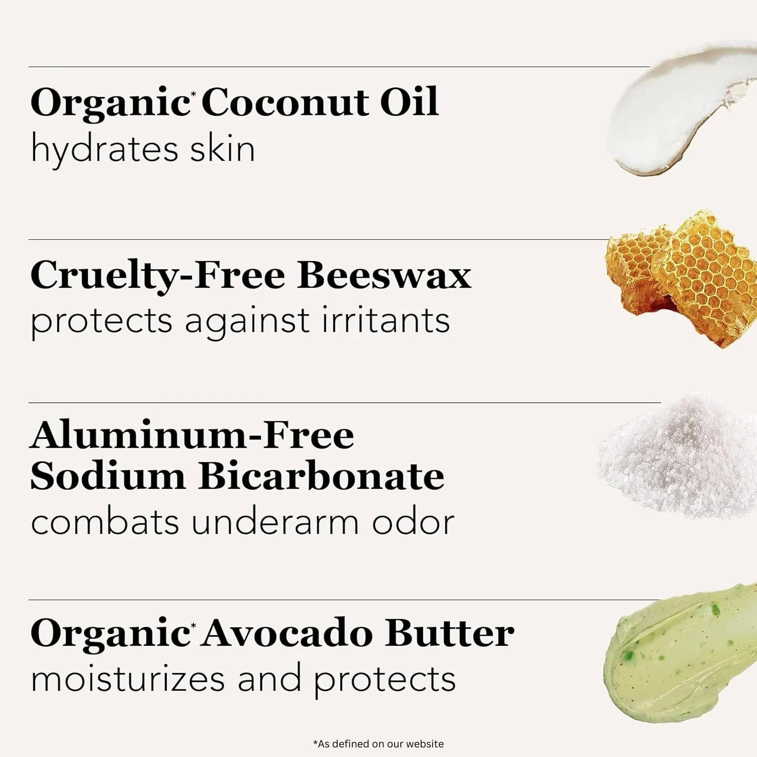 Underarmed Jasmine   Rose Aluminum-Free Deodorant, Coconut   Essential Oils, Baking Soda, Raw Honey & Mineral Salt | Non-GMO Vegan Formula For Women & Men