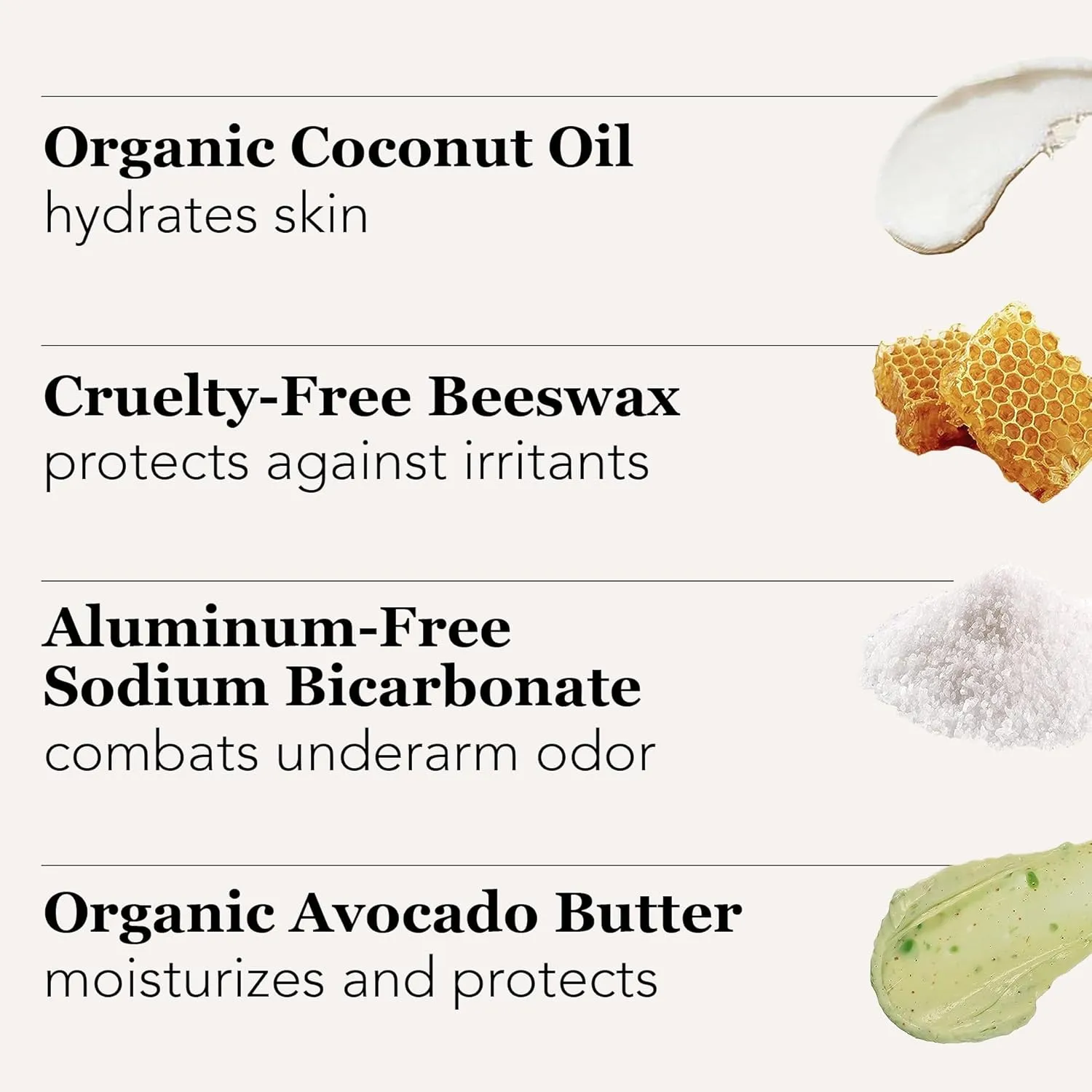 Underarmed Jasmine   Rose Aluminum-Free Deodorant, Coconut   Essential Oils, Baking Soda, Raw Honey & Mineral Salt | Non-GMO Vegan Formula For Women & Men