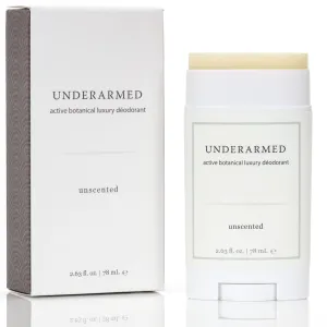 Underarmed Unscented Aluminum-Free Deodorant, Coconut   Essential Oils, Baking Soda, Raw Honey & Mineral Salt | Non-GMO Vegan Formula For Women & Men