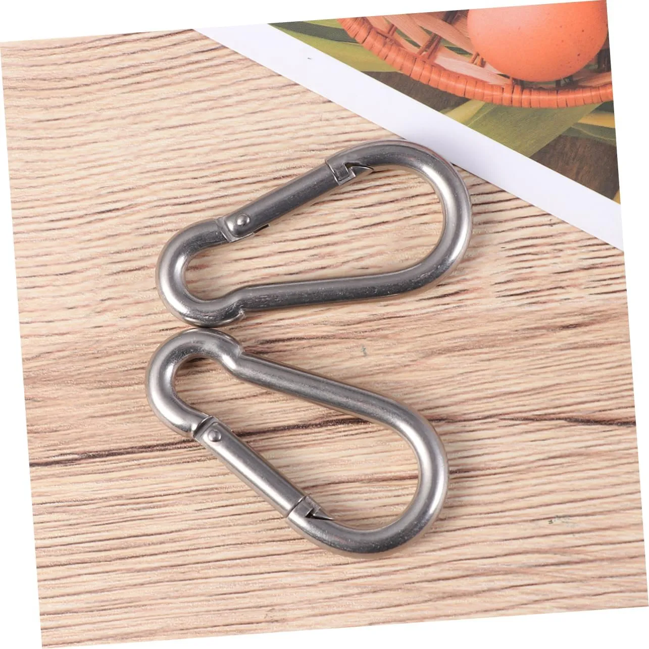 Vaguelly 6 Pcs Wall Anchors Hammock Hooks Marine Hanging Hardware Heavy Duty Clothes Rack U Hook Yoga Heavy Duty Coat Hangers Stainless Carabiner Heavy Duty Carabiner Snap Oval