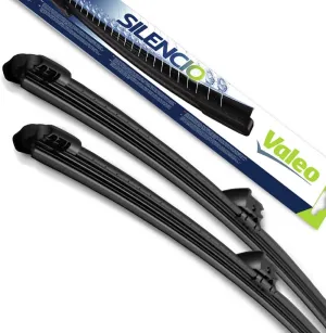 Valeo 178502 Silencio Visioblade Windshield Wiper Blade Set Compatible with Select Tesla Model X, Unheated 28/18 inch Pack of 2 Premium OEM Wipers, Replacement Windshield Wipers