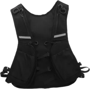 Versatile Outdoor Accessory Lightweight Running Vest Reflective Design High Visibility Cycling Pack Water Bottle Holder