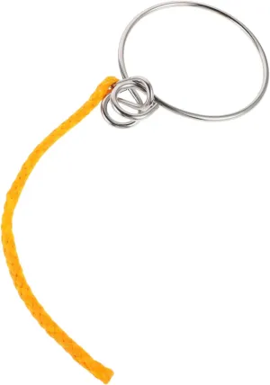 VICASKY 1set Anchor Ring Retrieval System - Stainless Steel Boat Anchor Ring with Carabiner and Rope - Marine Accessories for Yacht Boat Ship Outdoor Water Activities