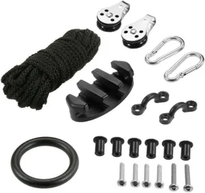 VICASKY Anchor Rope Kit for Kayak Canoe Trolley System Including Cleat Rigging Ring Easy Installation Weather Resistant