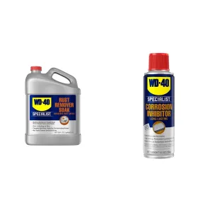 WD-40 Specialist Rust Remover Soak (1 Gallon) and Corrosion Inhibitor Spray