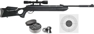 Wearable4U - Hatsan Mod 130S New .30 Cal Vortex QE Air Rifle w/ 3-9Ã—40 Scope with Pack of New Baracuda 100ct Pellets and 100x Paper Targets Bundle