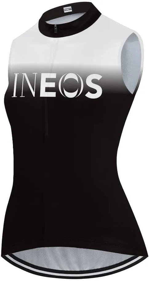 Women's Cycling Jersey Sleeveless Bike Vest Riding Shirts Bicycle Clothing Biking Tank Tops with Pockets