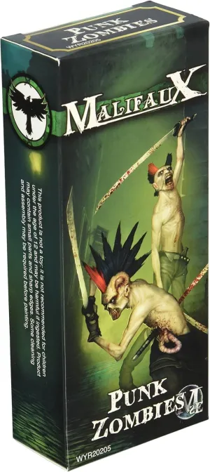 Wyrd Miniatures Malifaux Resurrectionist- Punk Zombies Model Kit (3 Pack)
