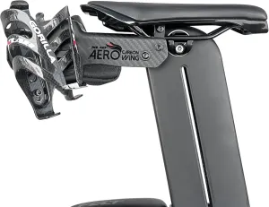 XLAB AERO Carbon Wing System Gorilla Rear Hydration with HIGH Grip Cages for Triathlon Road and Mountain Bikes (Gloss Black Cage)