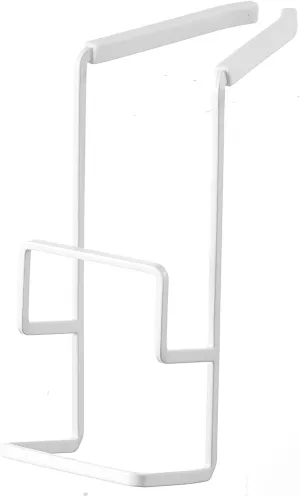 YAMAZAKI home Tower Faucet-Hanging Sponge Holder Double, White