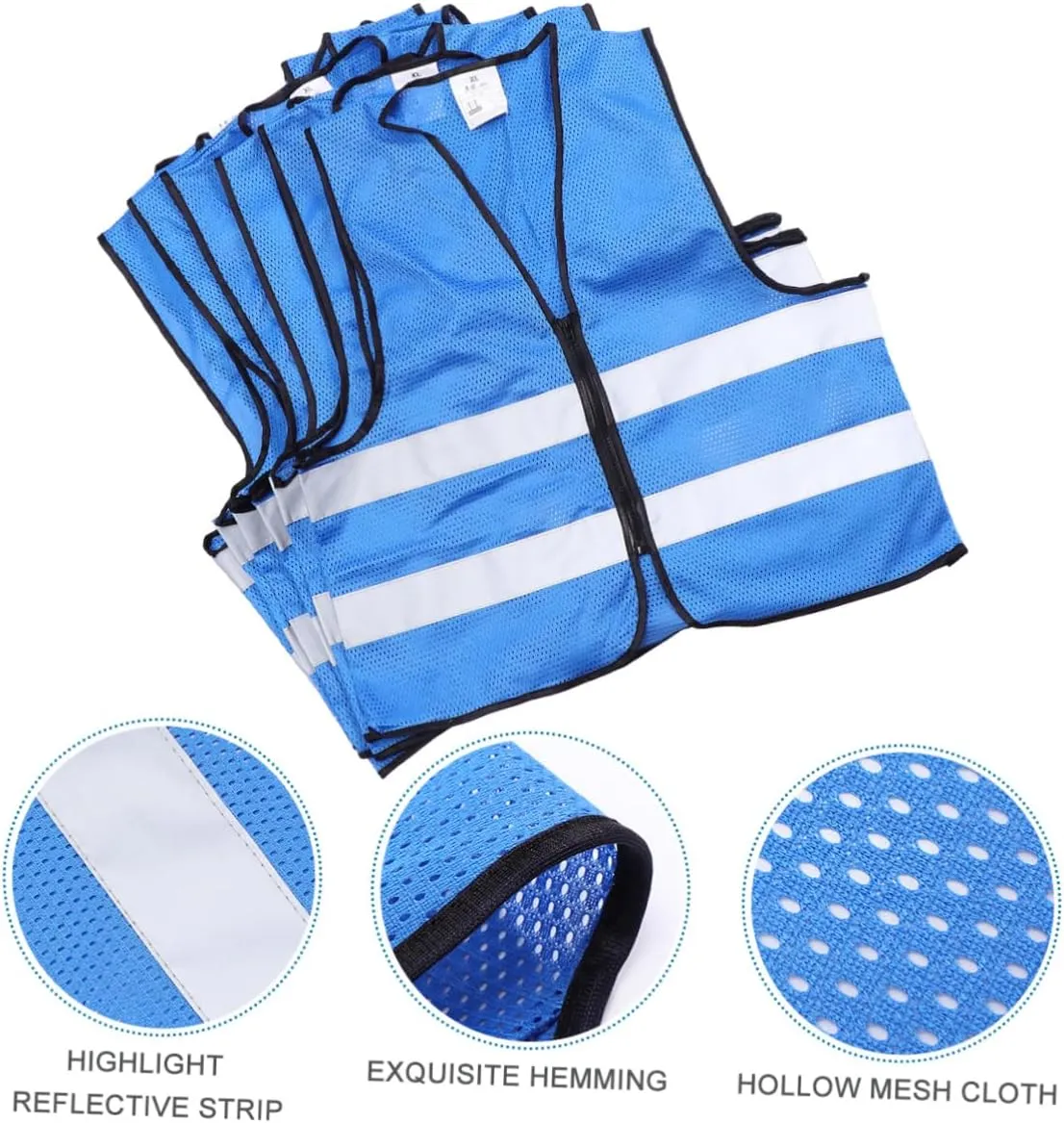 Yardwe 12 Pcs Reflective Running Shirt Reflective Clothing Man Car