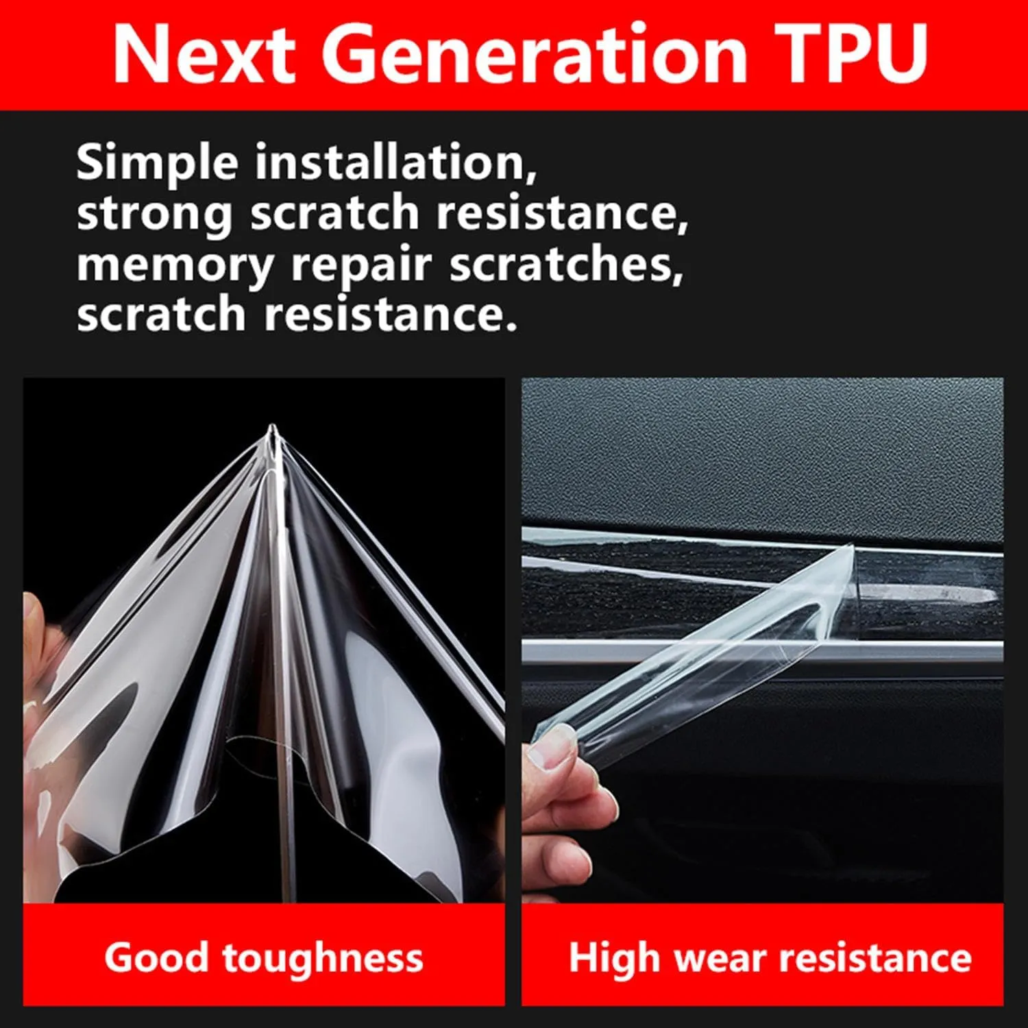ZIRIA Car Central Console Gear Dashboard Navigation Screen Protective Film,For Audi Q7 Q8 2019-2023 Interior Accessories