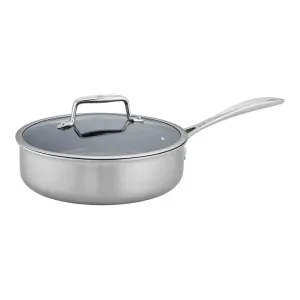 Zwilling Clad CFX Ceramic Nonstick Sauté Pan with Lid, 9.5"